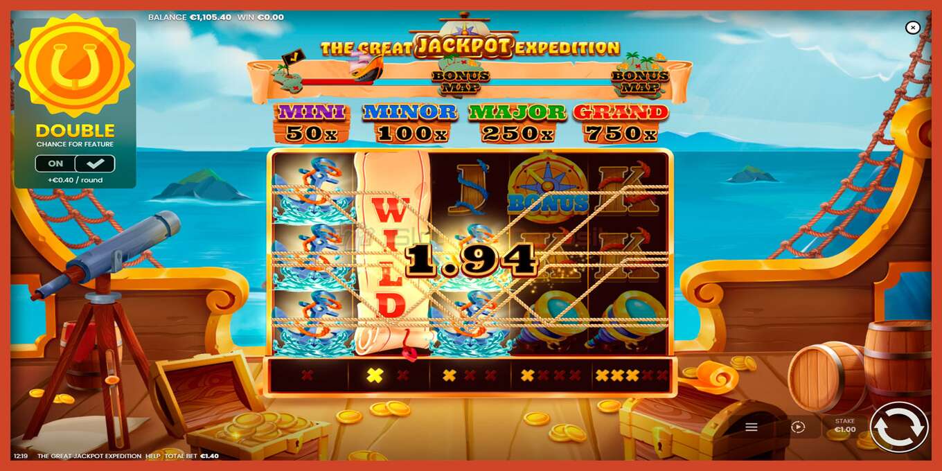 Slot screenshot: The Great Jackpot Expedition no deposit, number - 5