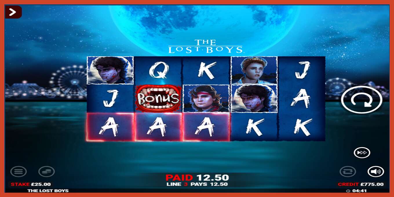 Slot screenshot: The Lost Boys Rapid Fire Jackpots no deposit, number - 2