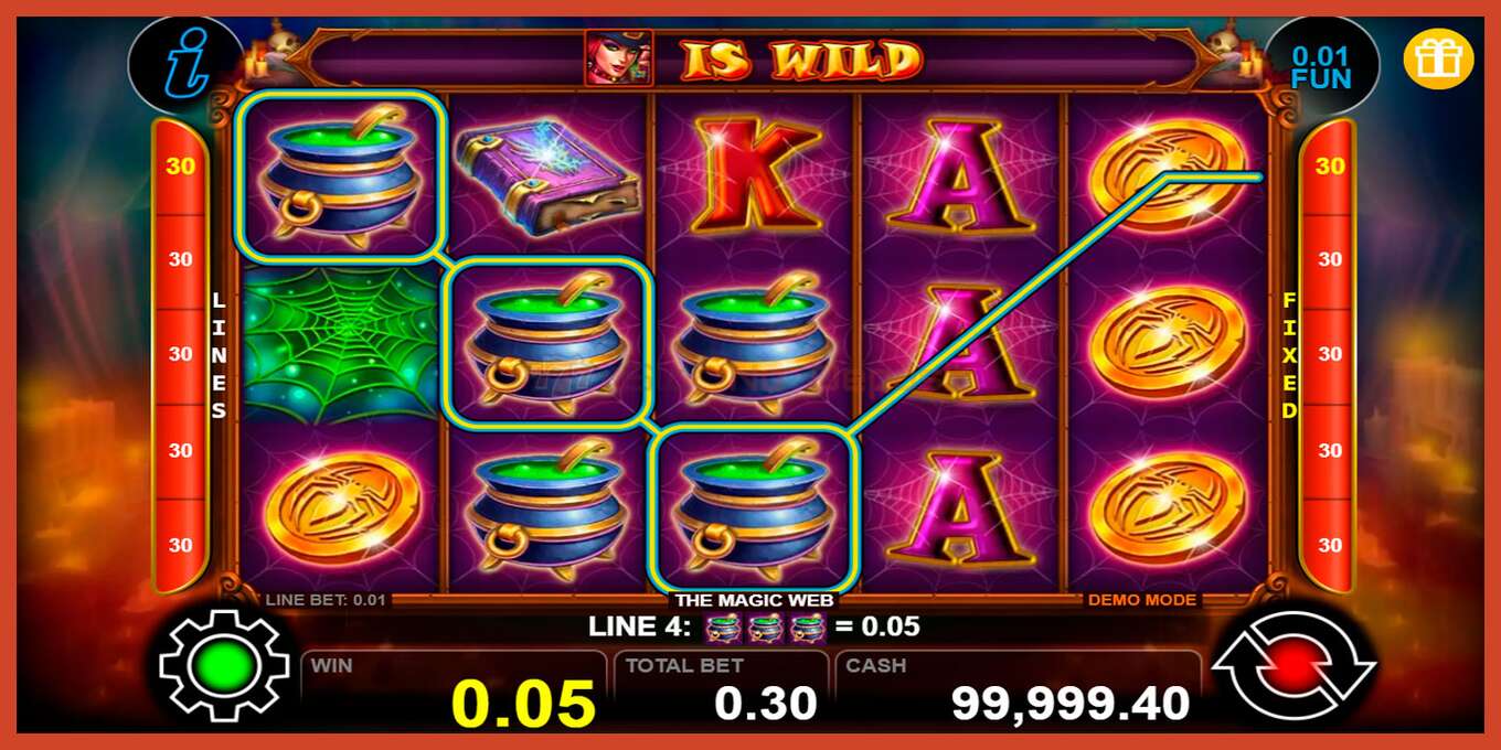 Schermafbeelding van slot: The Magic Web geen aanbetaling, nummer - 1