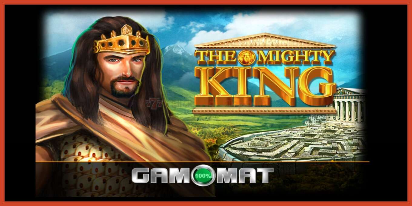 Slot screenshot: The Mighty King no deposit, number - 1