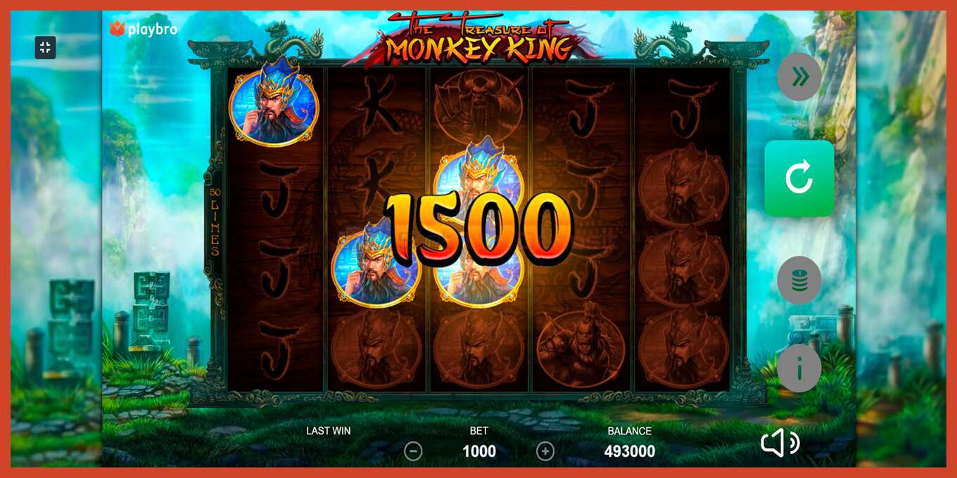 Slot screenshot: The Monkey King no deposit, number - 2