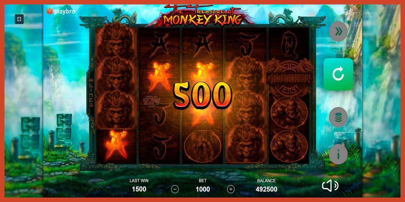 Slot screenshot: The Monkey King no deposit, number - 3