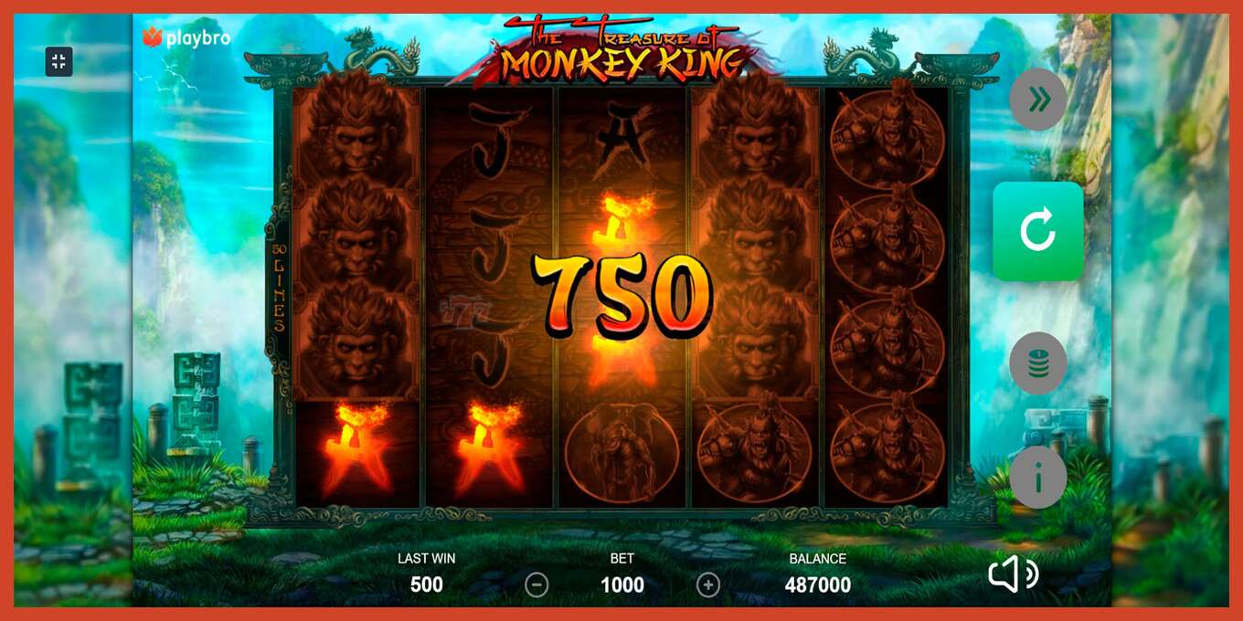 Slot screenshot: The Monkey King no deposit, number - 4