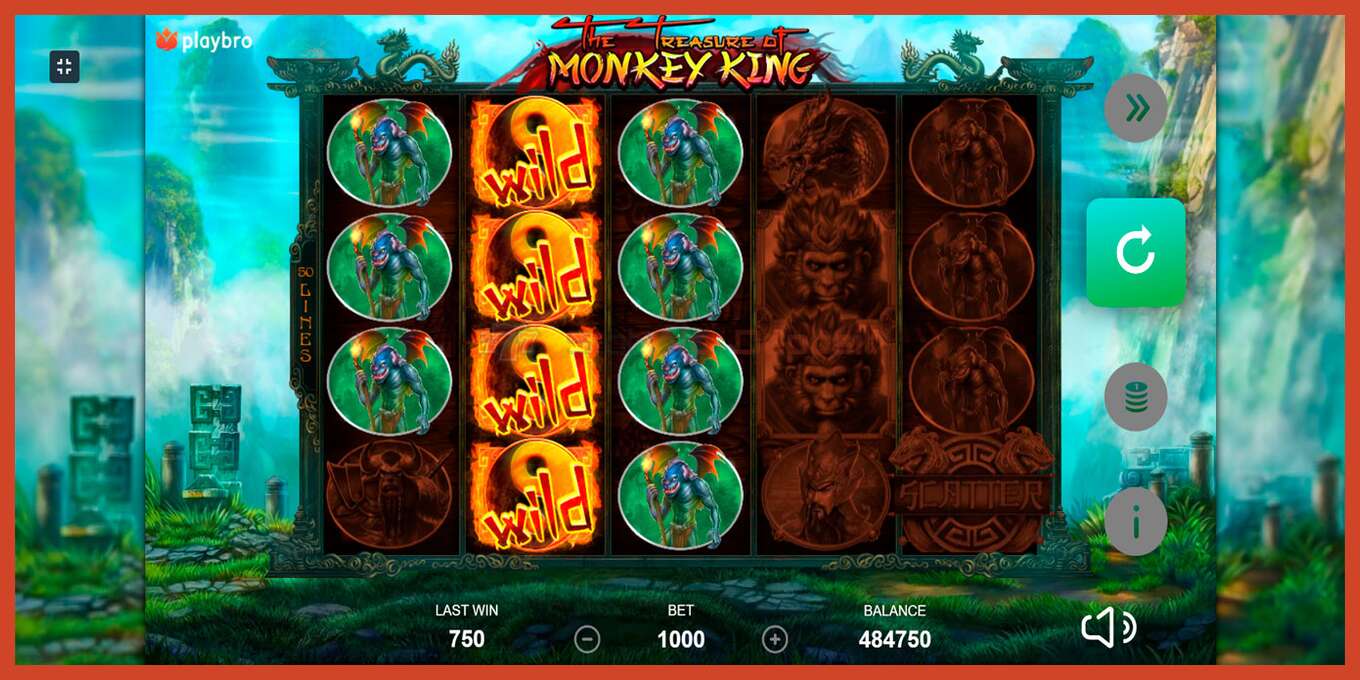 Slot screenshot: The Monkey King no deposit, number - 5