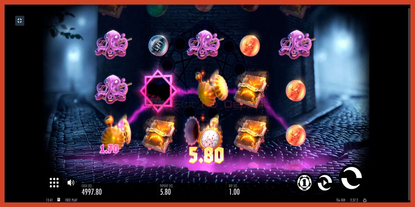 Slot screenshot: The Rift no deposit, number - 2