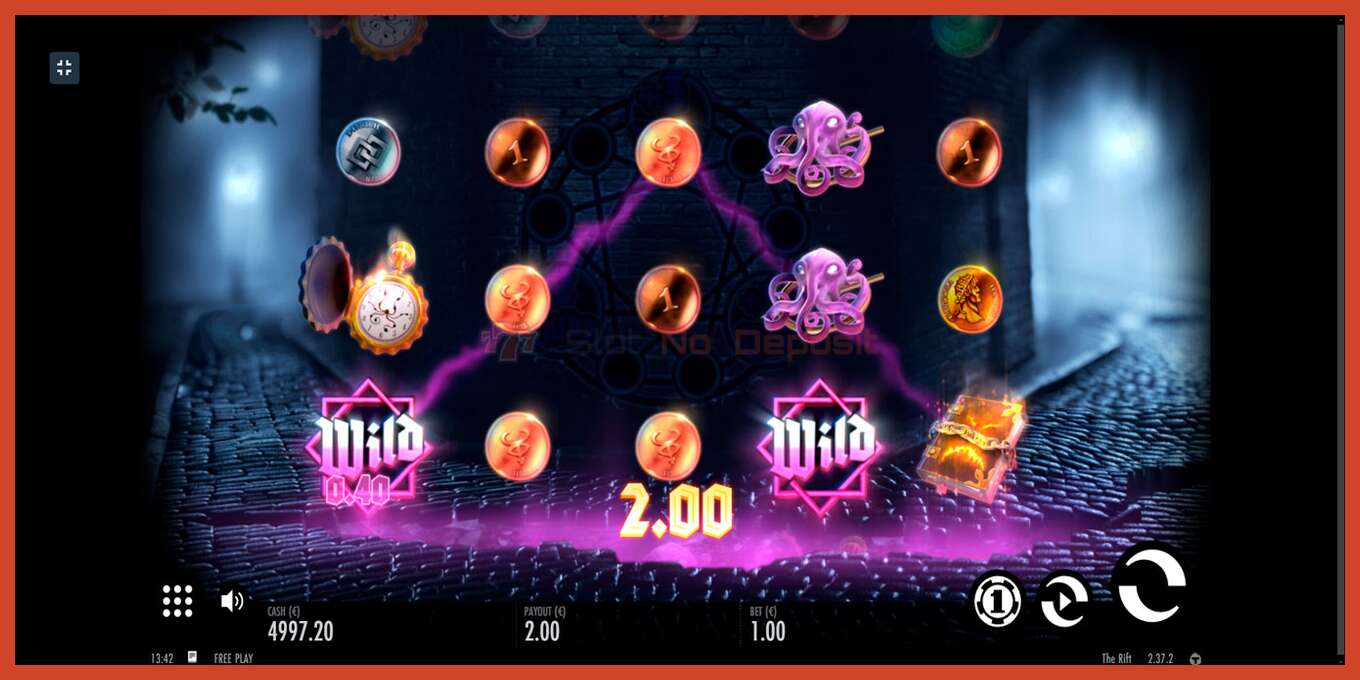 Slot screenshot: The Rift no deposit, number - 4