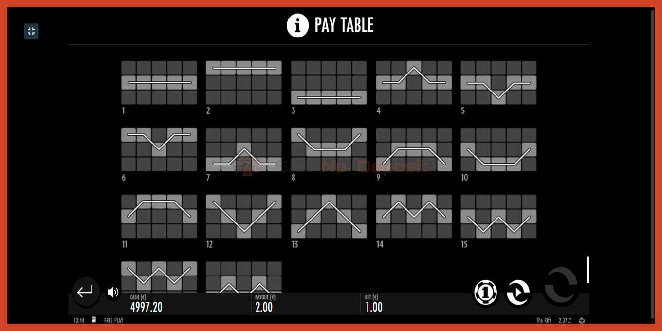 Slot screenshot: The Rift no deposit, number - 5