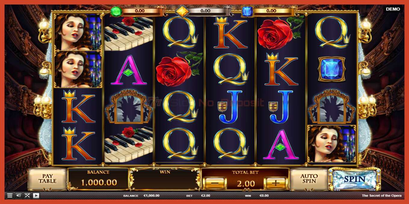 Slot screenshot: The Secret of the Opera no deposit, number - 2