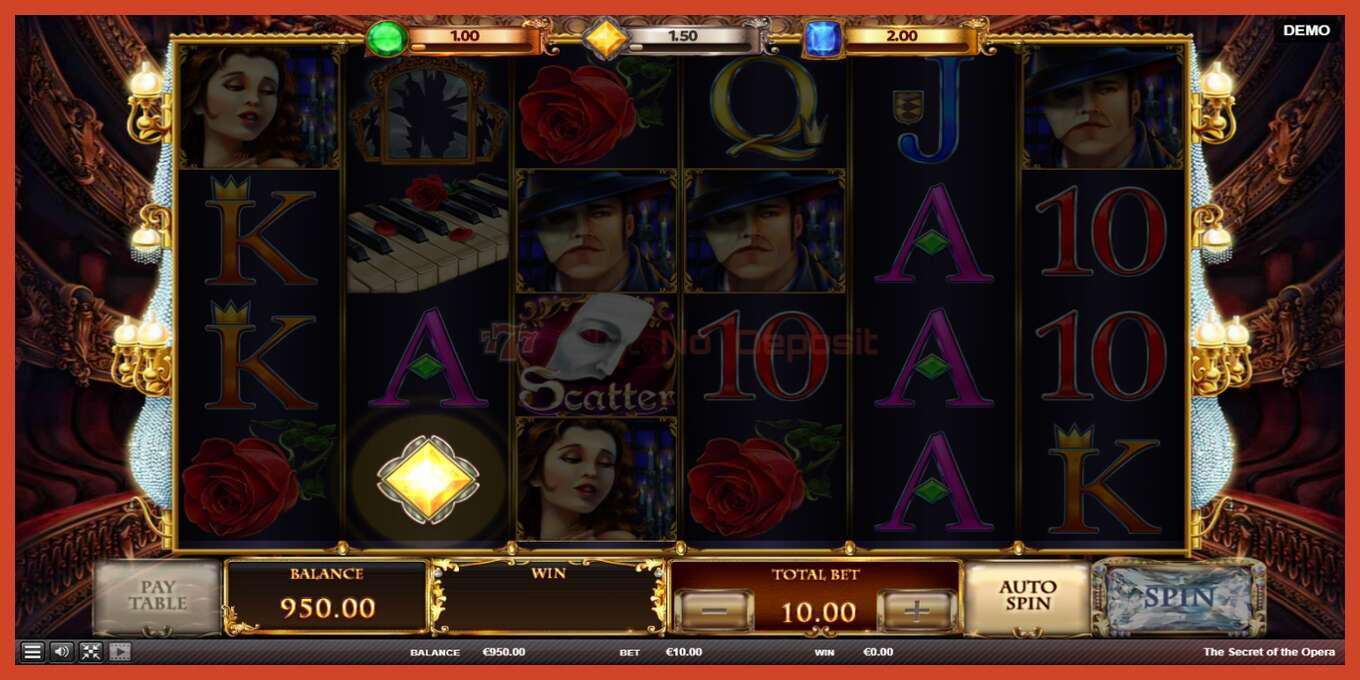 Slot screenshot: The Secret of the Opera no deposit, number - 4