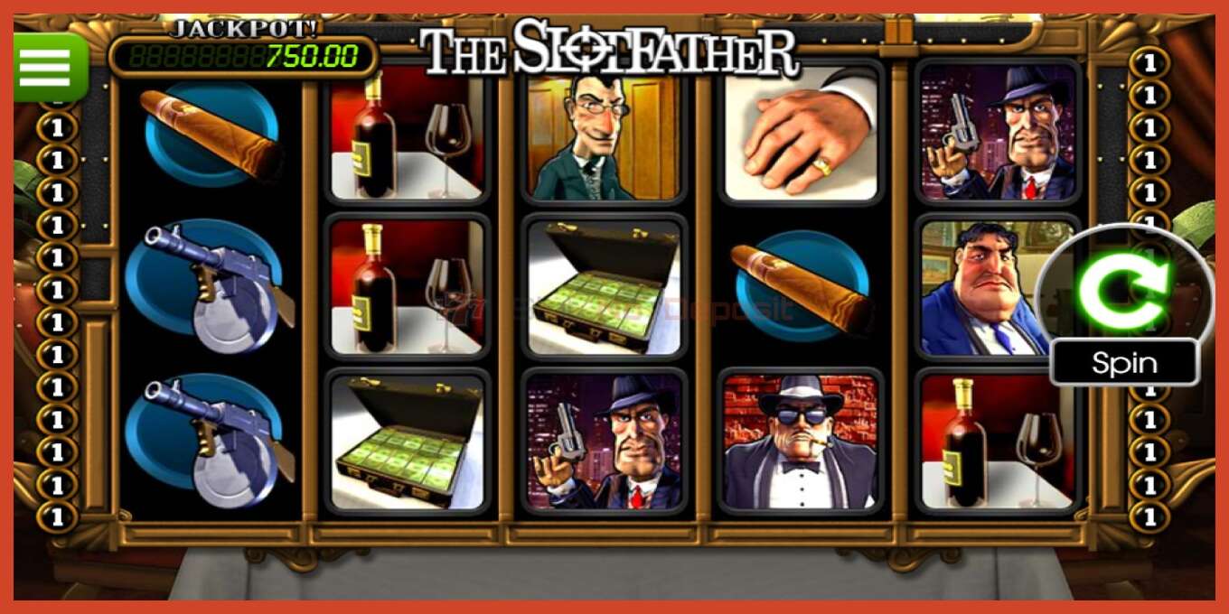 Slot screenshot: The Slotfather no deposit, number - 1