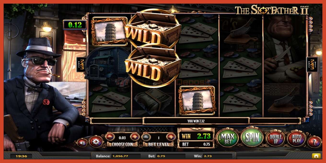 Slot screenshot: The Slotfather 2 no deposit, number - 3