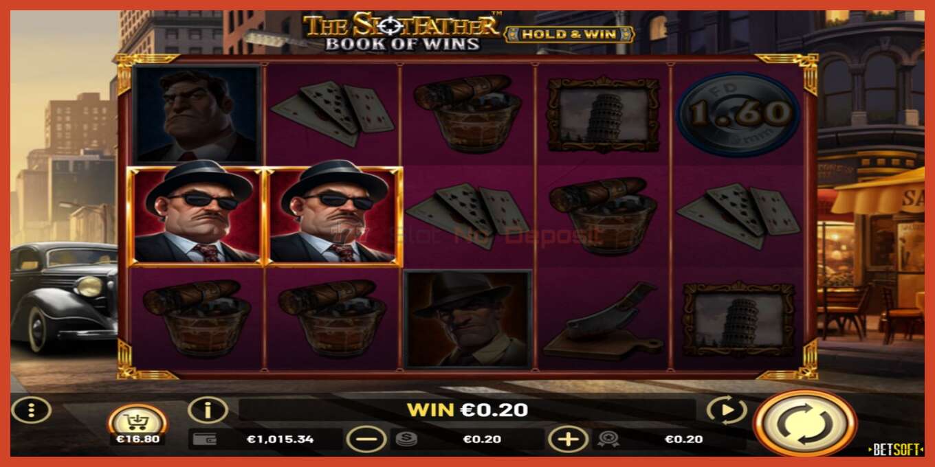 Zrzut ekranu slotu: The SlotFather Book of Wins bez depozytu, numer - 2