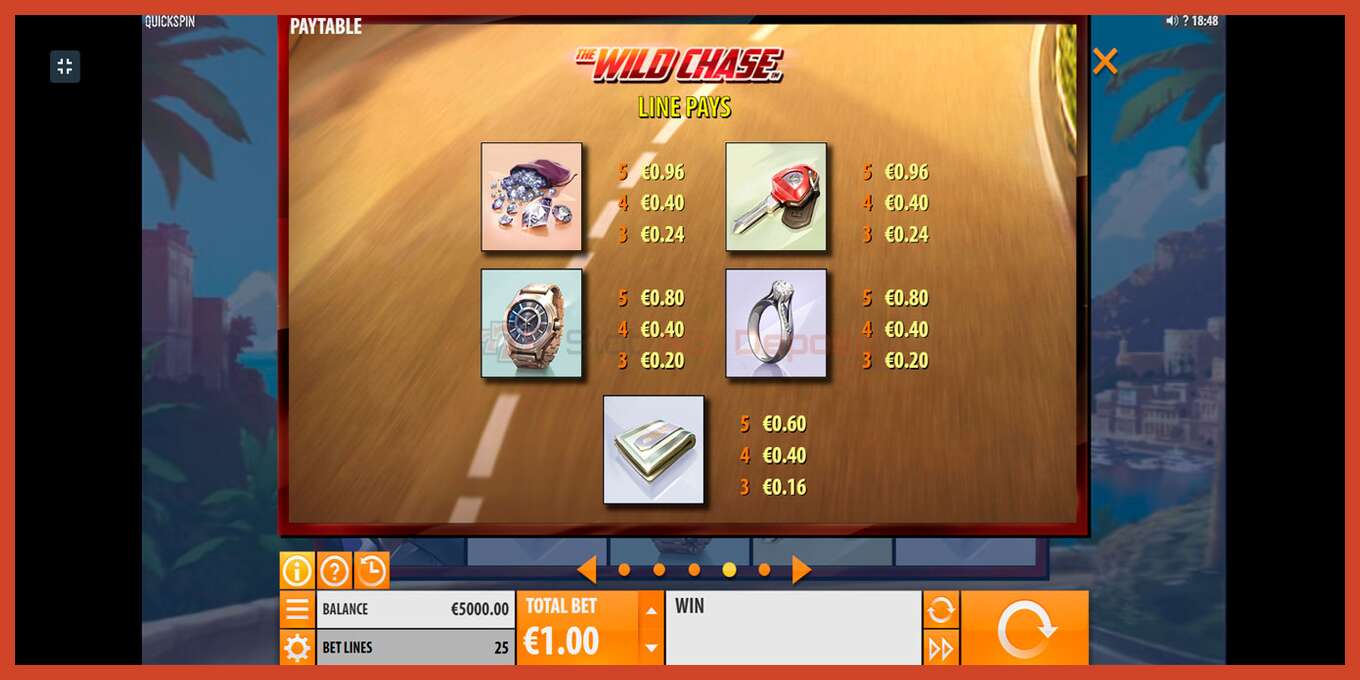 Slot screenshot: The Wild Chase no deposit, number - 4