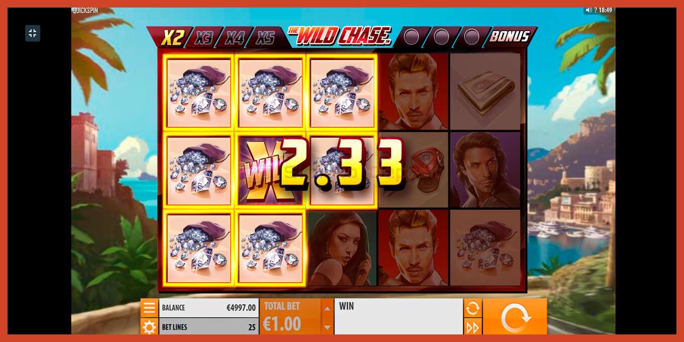 Slot screenshot: The Wild Chase no deposit, number - 6