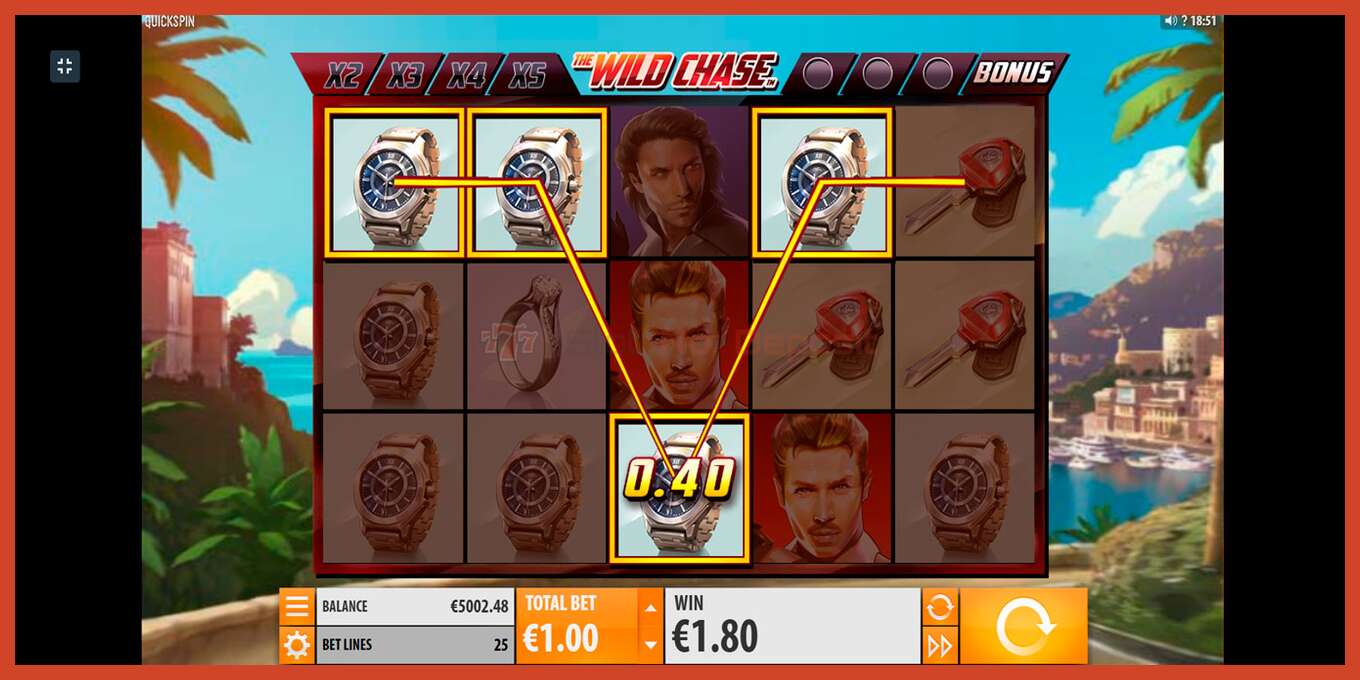 Slot screenshot: The Wild Chase no deposit, number - 7