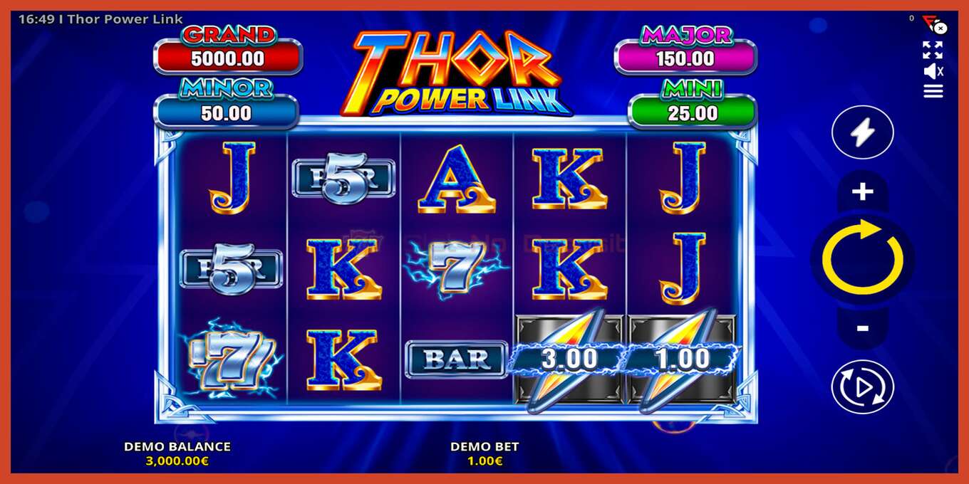 Slot skrinshoti: Thor Power Link depozit yoq, raqam - 1