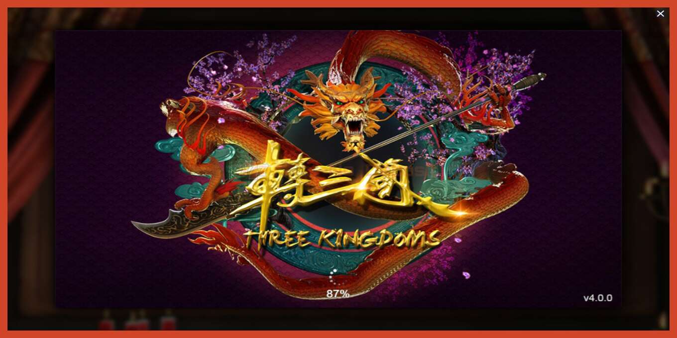 Slot තිර රුවක්: Three Kingdoms තැන්පතු නැත, අංකය - 1