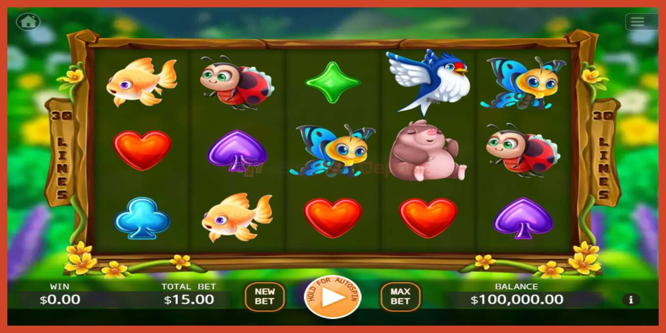 Slot screenshot: Thumbelina no deposit, number - 1