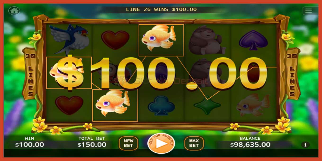 Slot screenshot: Thumbelina no deposit, number - 2