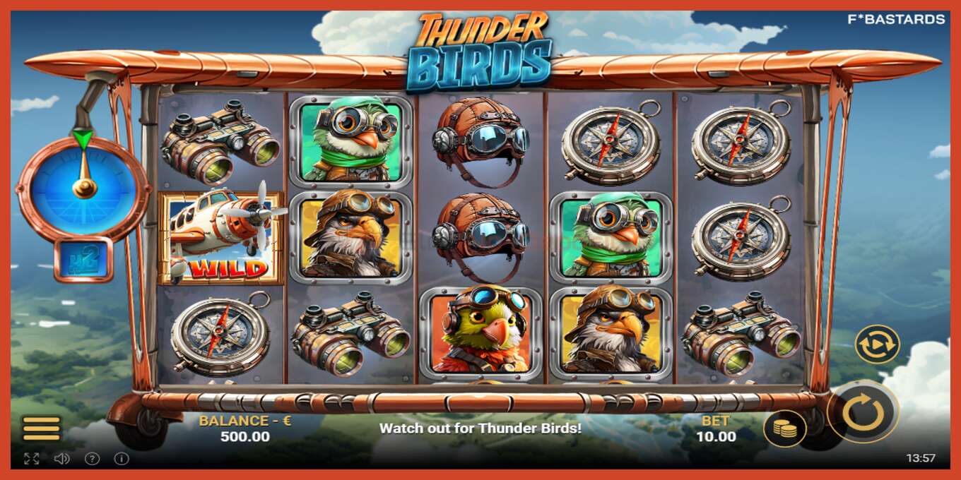 Ảnh chụp màn hình khe: Thunder Birds không có tiền đặt cọc, con số - 2