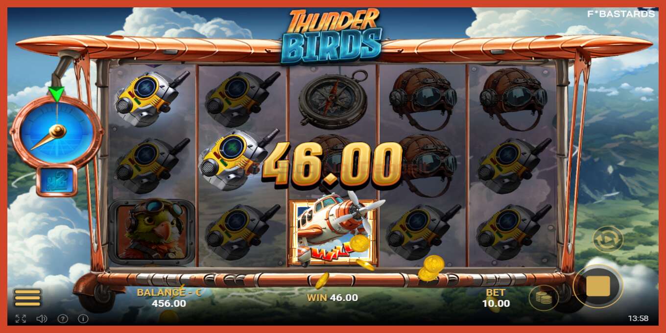 Ảnh chụp màn hình khe: Thunder Birds không có tiền đặt cọc, con số - 3