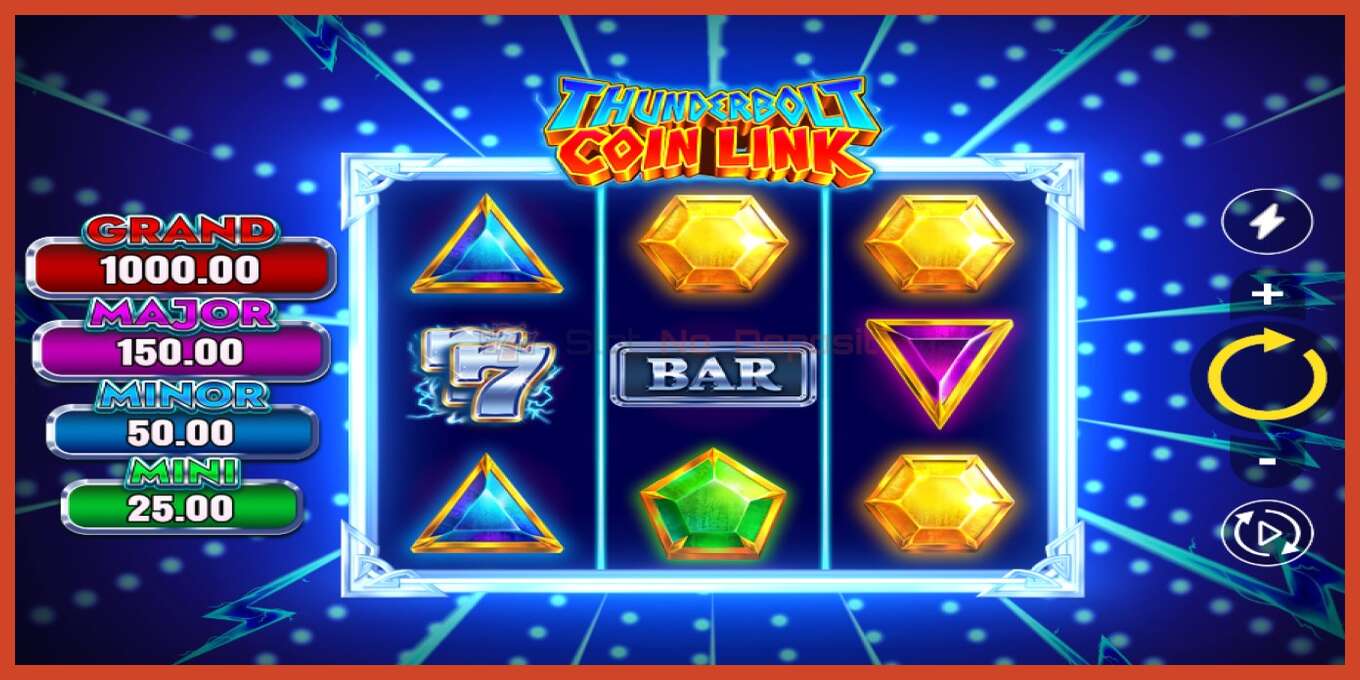 Slot скриншоту: Thunderbolt Coin Link депозит жок, саны - 1