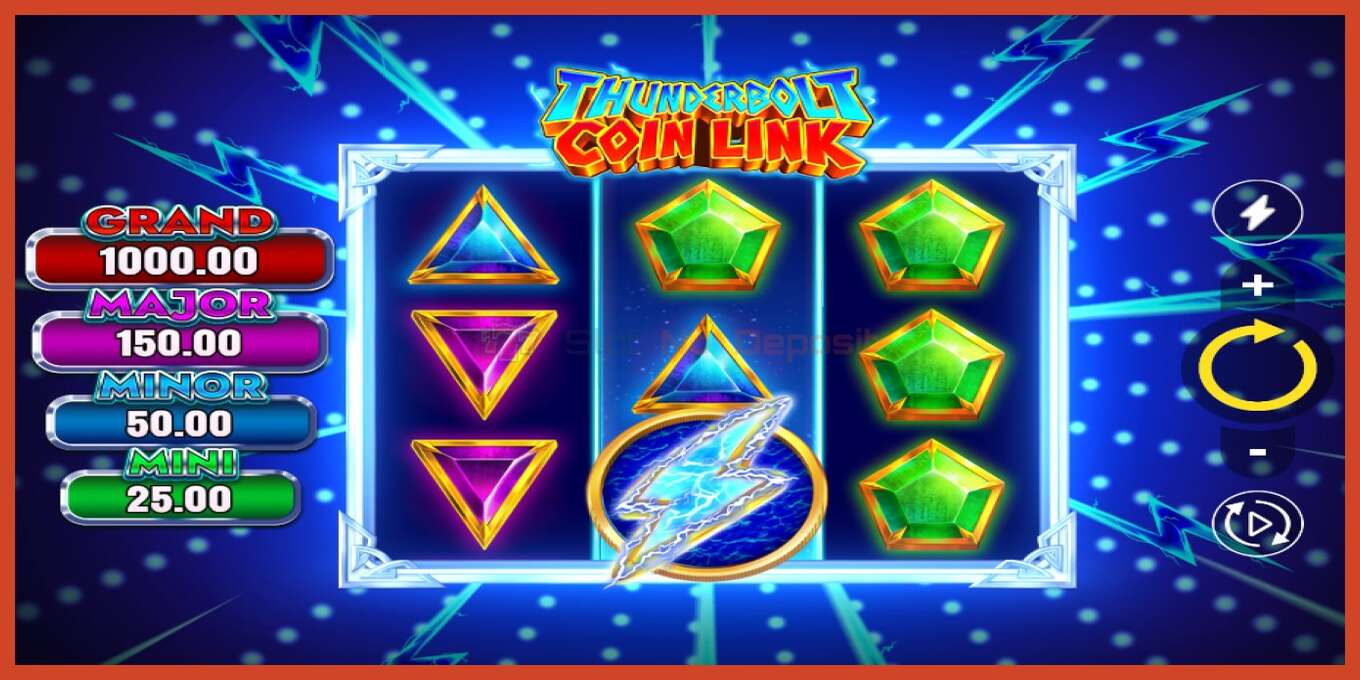 Slot скриншоту: Thunderbolt Coin Link депозит жок, саны - 2