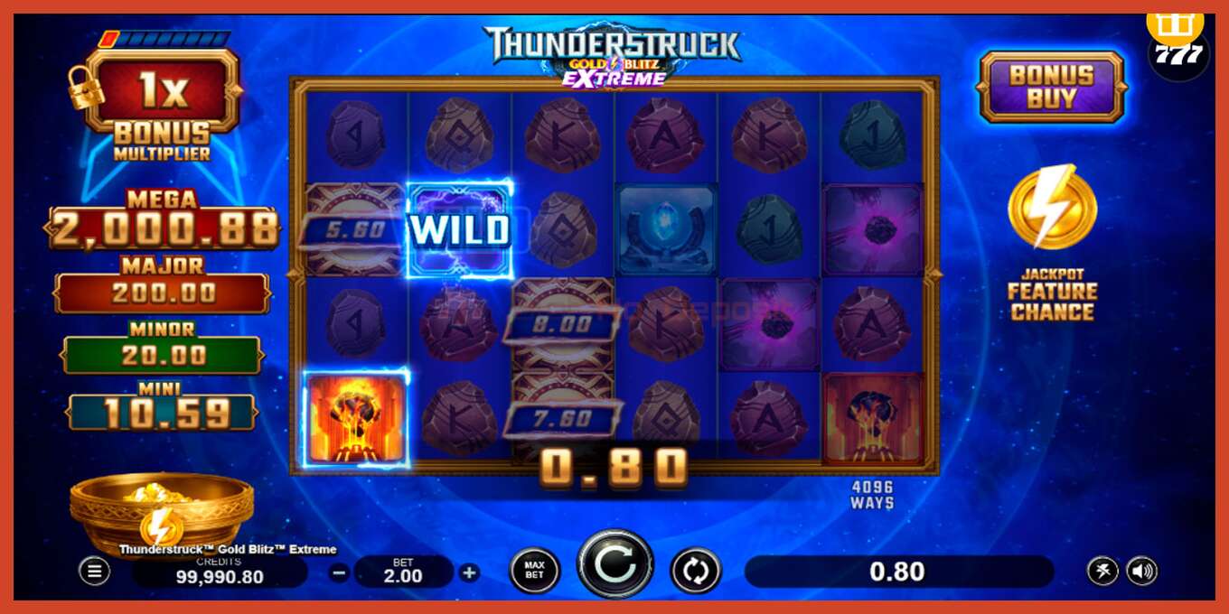 រូបថតអេក្រង់រន្ធ: Thunderstruck Gold Blitz Extreme គ្មានប្រាក់កក់, លេខ - 3