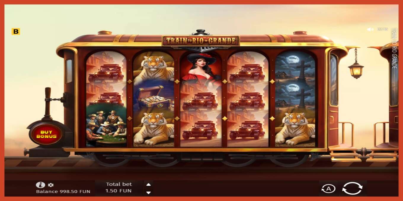 Slot screenshot: Train to Rio Grande bez depozita, broj - 2