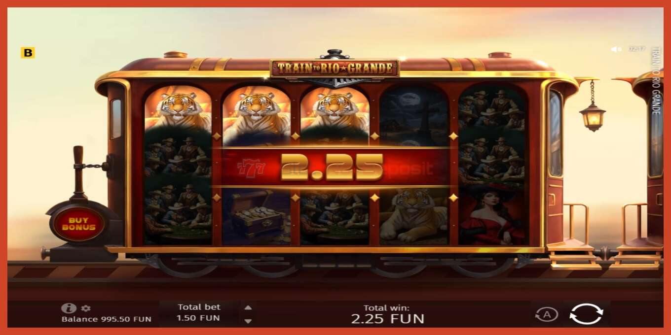 Slot screenshot: Train to Rio Grande bez depozita, broj - 3