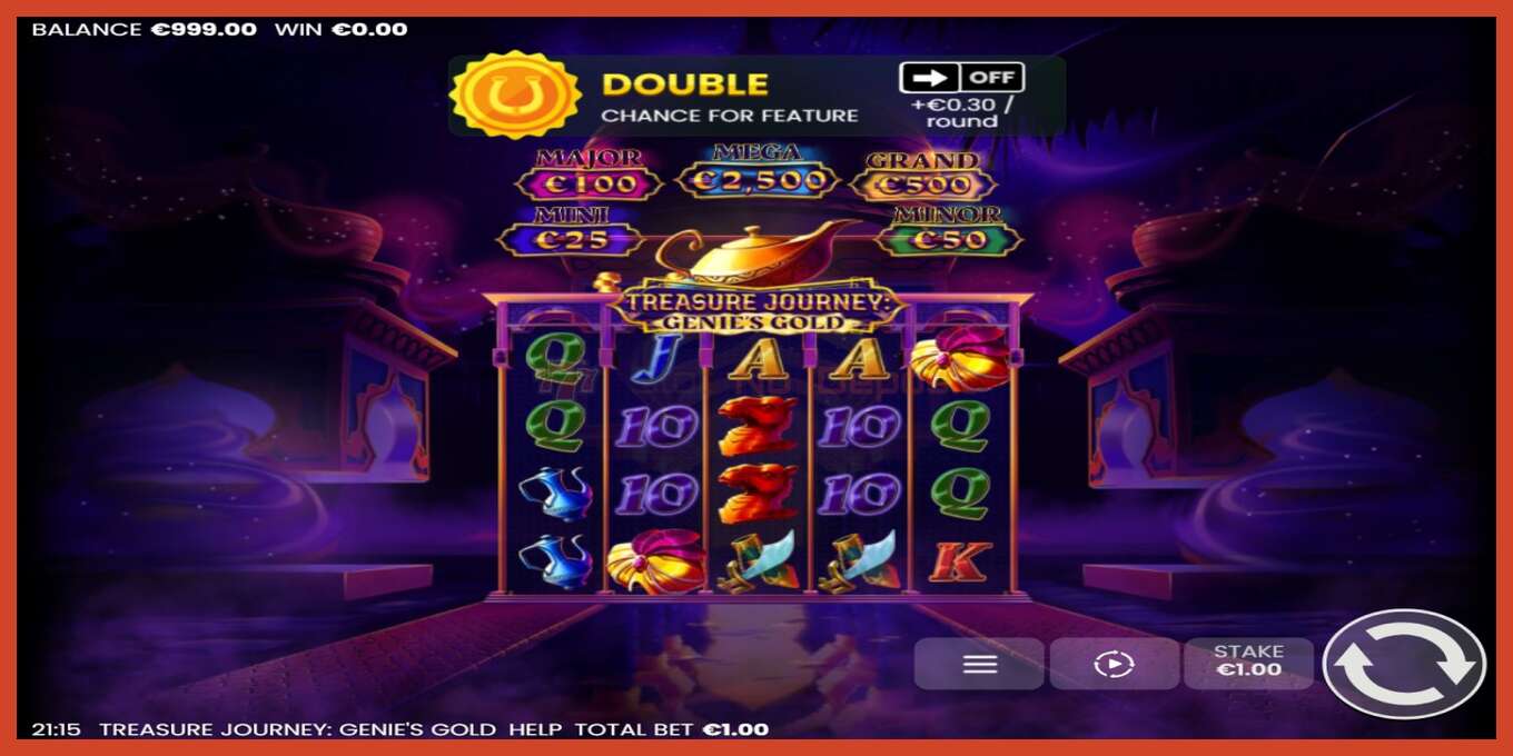 Slot තිර රුවක්: Treasure Journey: Genies Gold තැන්පතු නැත, අංකය - 2