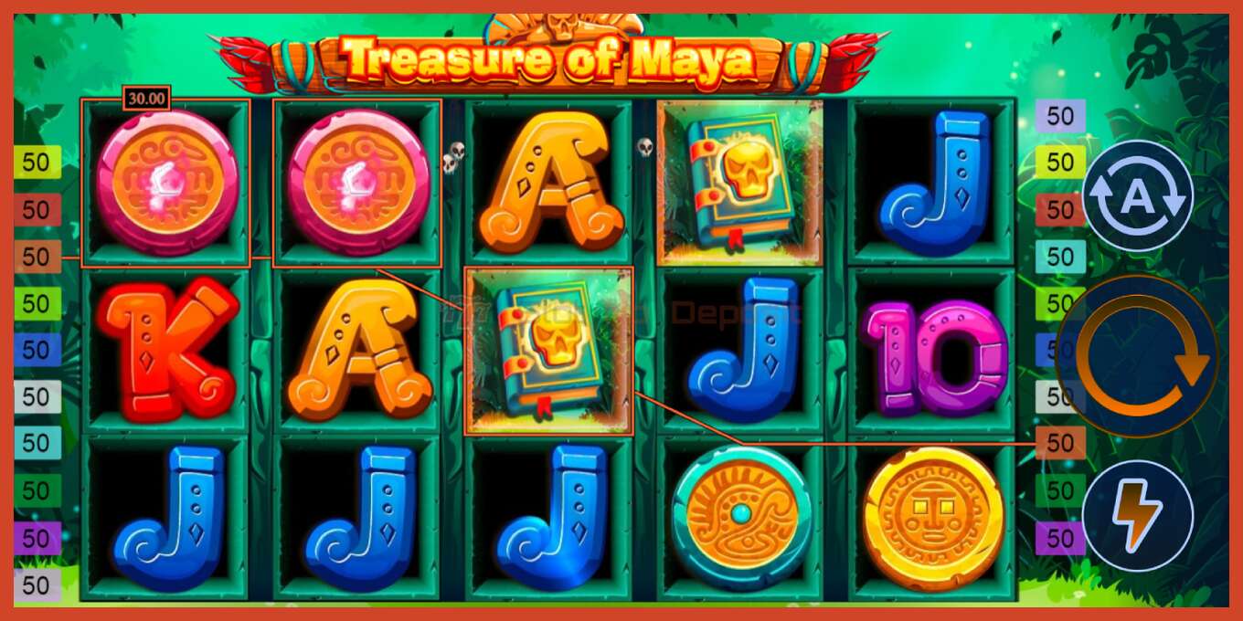 Tangkapan layar slot: Treasure of Maya tidak ada setoran, nomor - 3