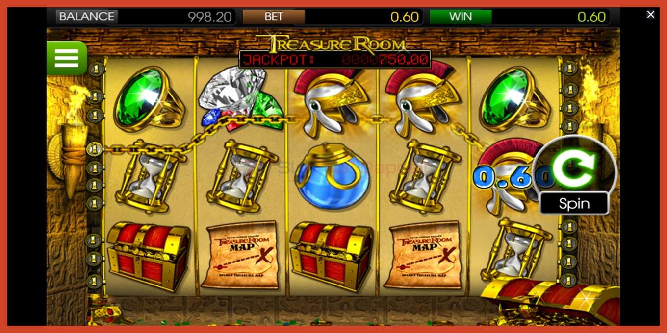 Slot screenshot: Treasure Room no deposit, number - 2