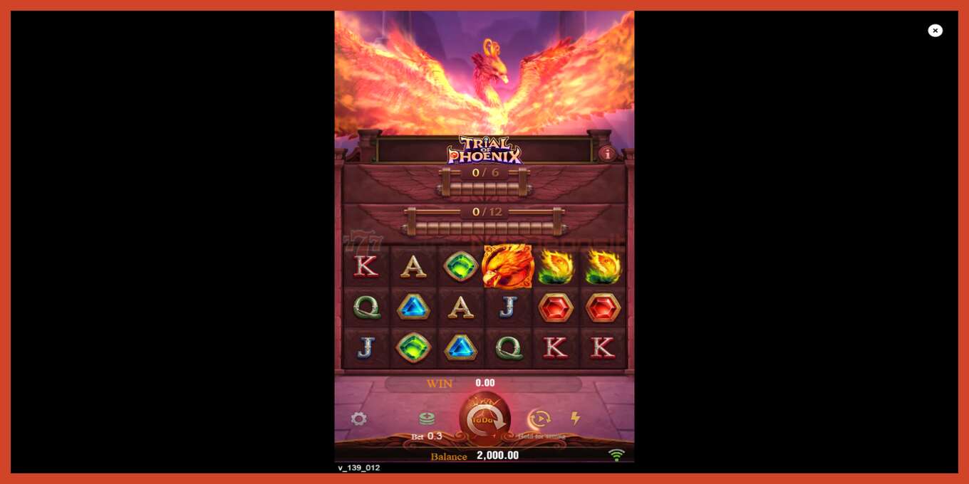 Slot screenshot: Trial of Phoenix no deposit, number - 3