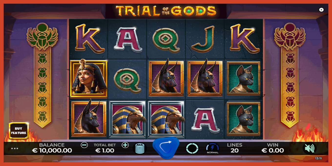 Slot screenshot: Trial of the Gods no deposit, number - 2