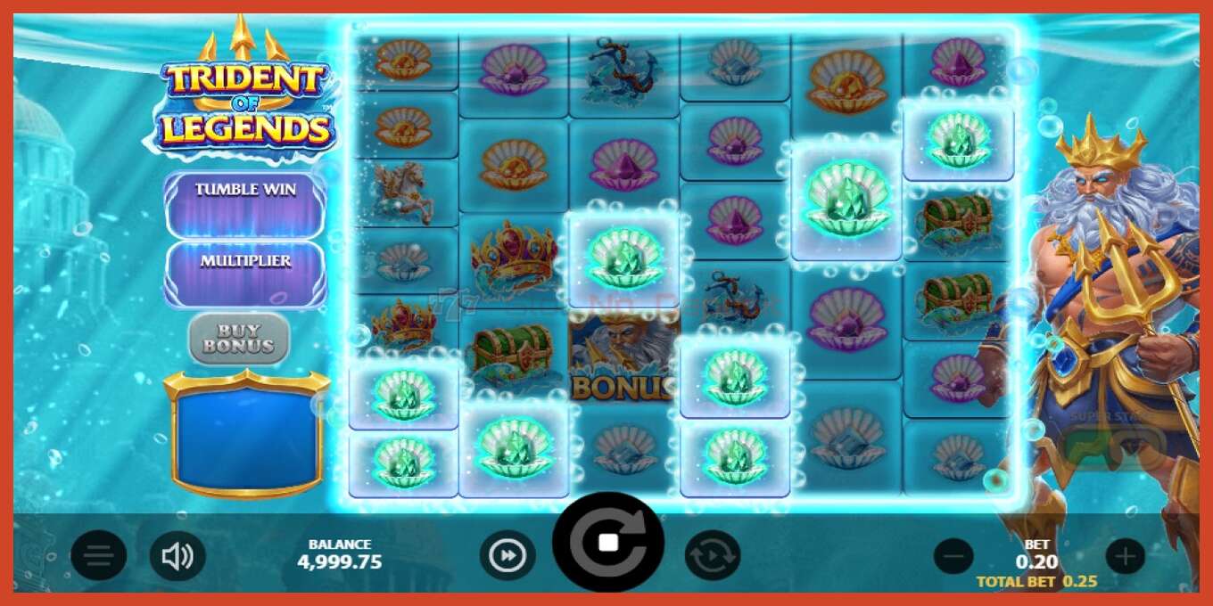 Slot screenshot: Trident of Legends no deposit, number - 2