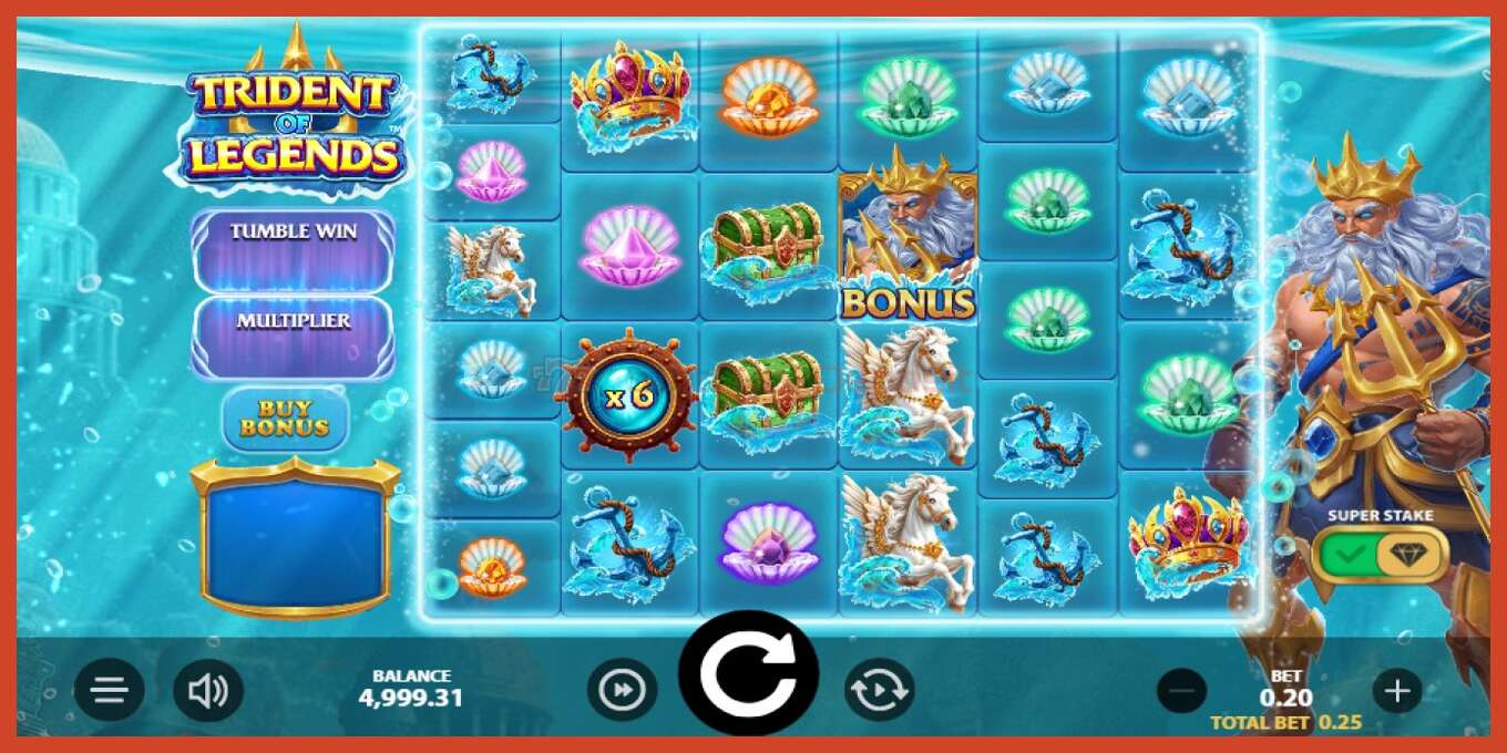 Slot screenshot: Trident of Legends no deposit, number - 3