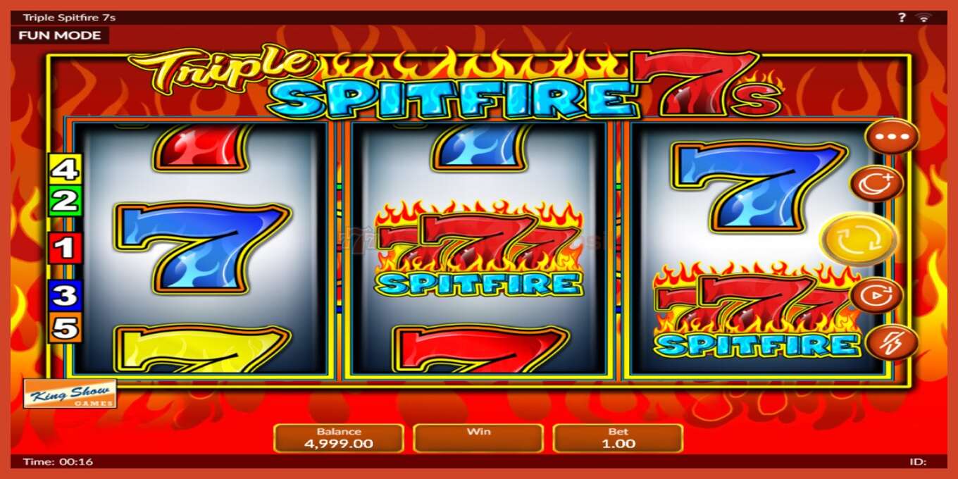 Captură de ecran pentru slot: Triple 777 Spitfire fara depozit, număr - 2