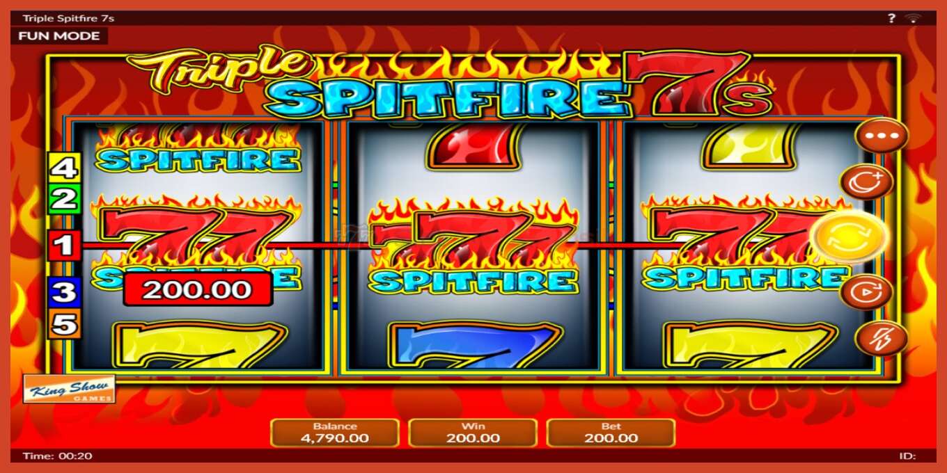 Captură de ecran pentru slot: Triple 777 Spitfire fara depozit, număr - 3