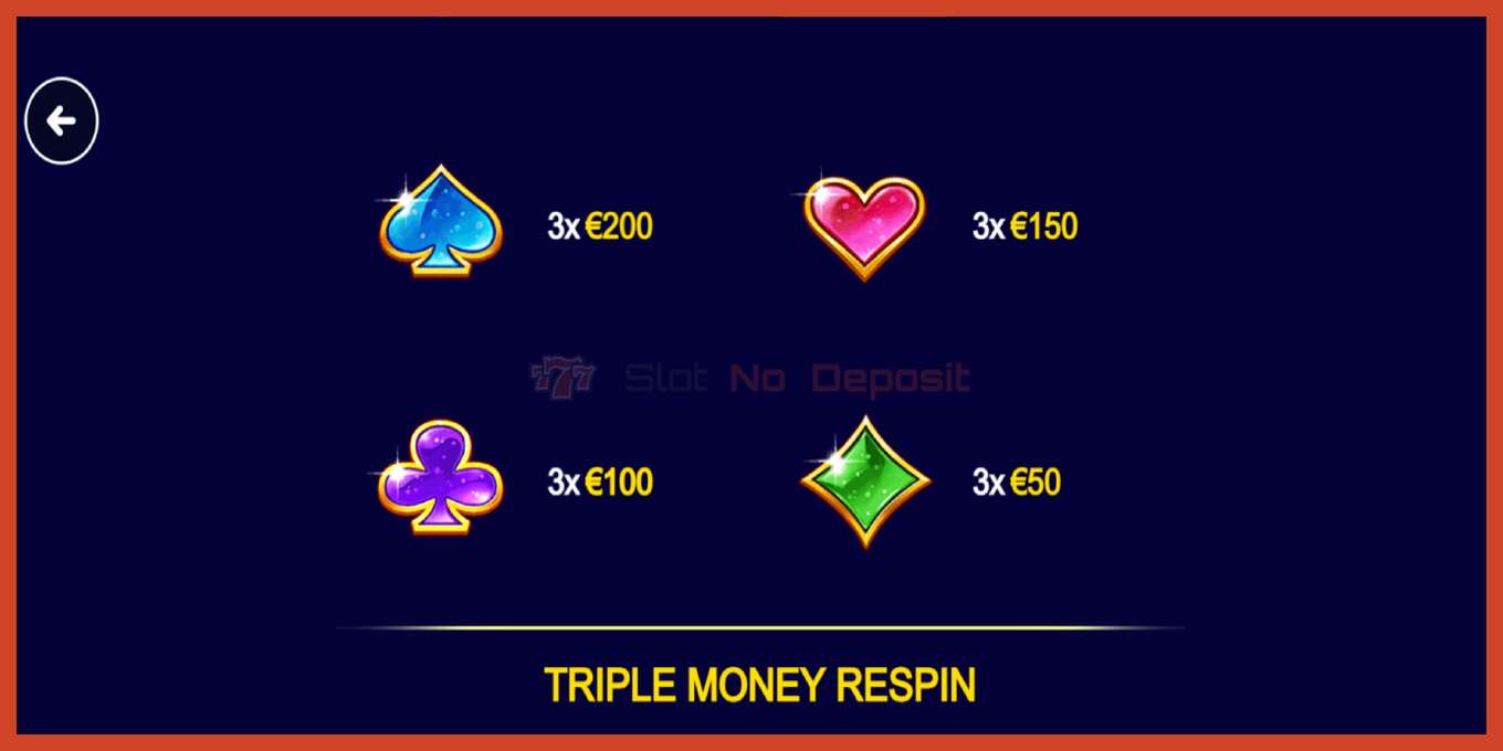 Slot screenshot: Triple Money Jackpot no deposit, number - 6