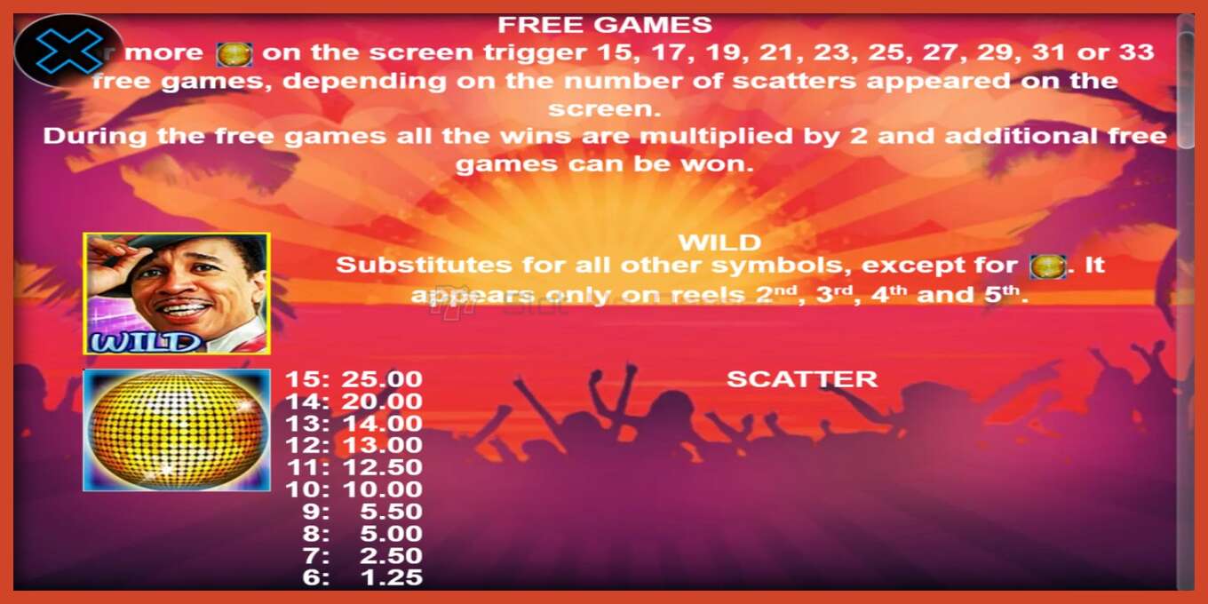 Slot screenshot: Tropic Dancer no deposit, number - 4