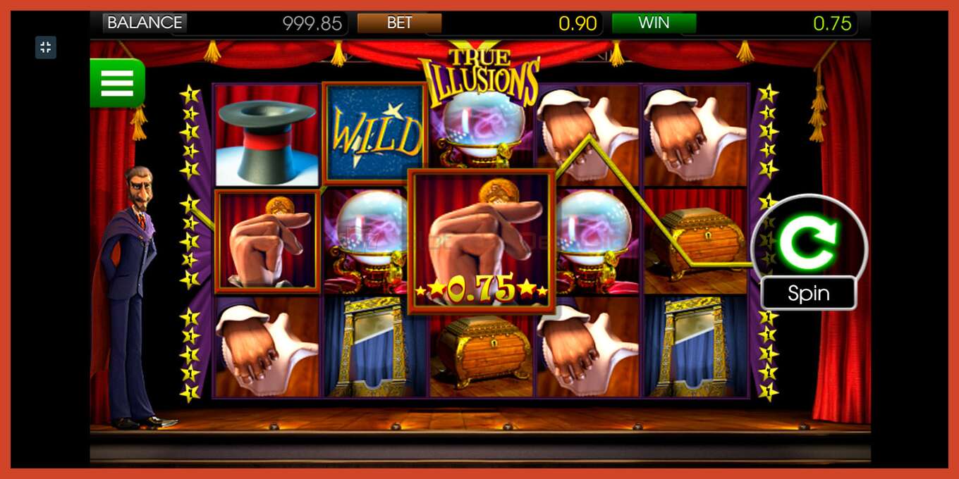 Slot screenshot: True Illusions no deposit, number - 2