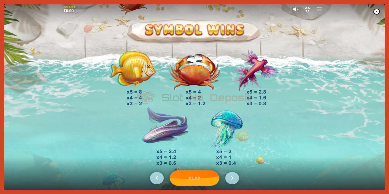 Slot screenshot: Turtle Paradise no deposit, number - 5