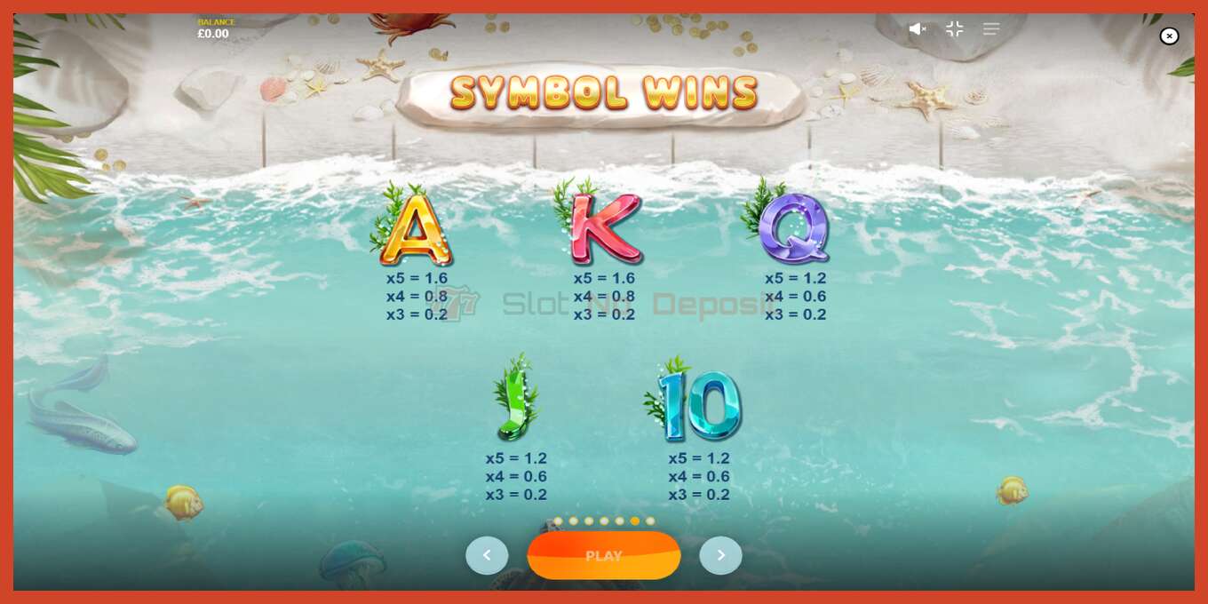 Slot screenshot: Turtle Paradise no deposit, number - 6