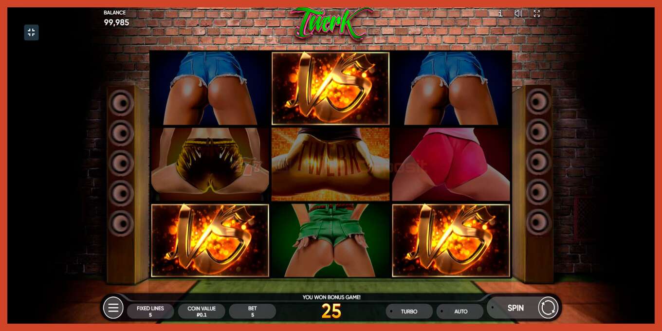 Slot screenshot: Twerk no deposit, number - 2