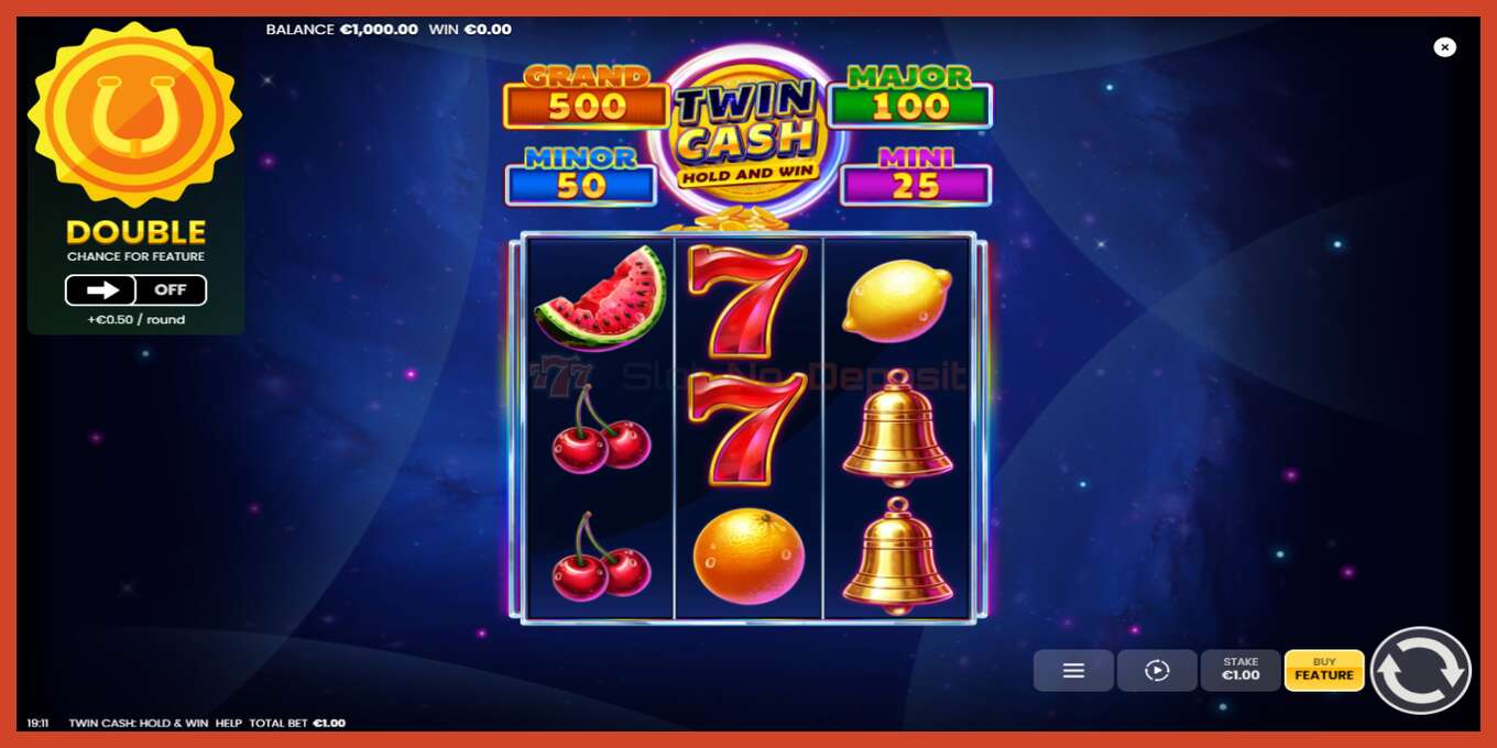 Slot screenshot: Twin Cash: Hold and Win no deposit, number - 2