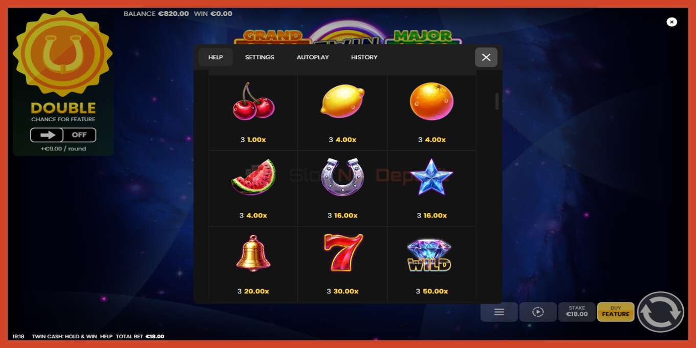 Slot screenshot: Twin Cash: Hold and Win no deposit, number - 5