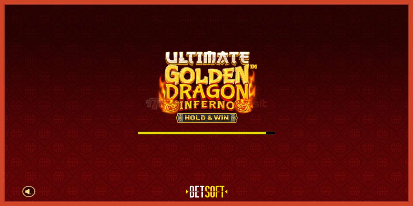 Слика од екранот на слотот: Ultimate Golden Dragon Inferno без депозит, број - 1