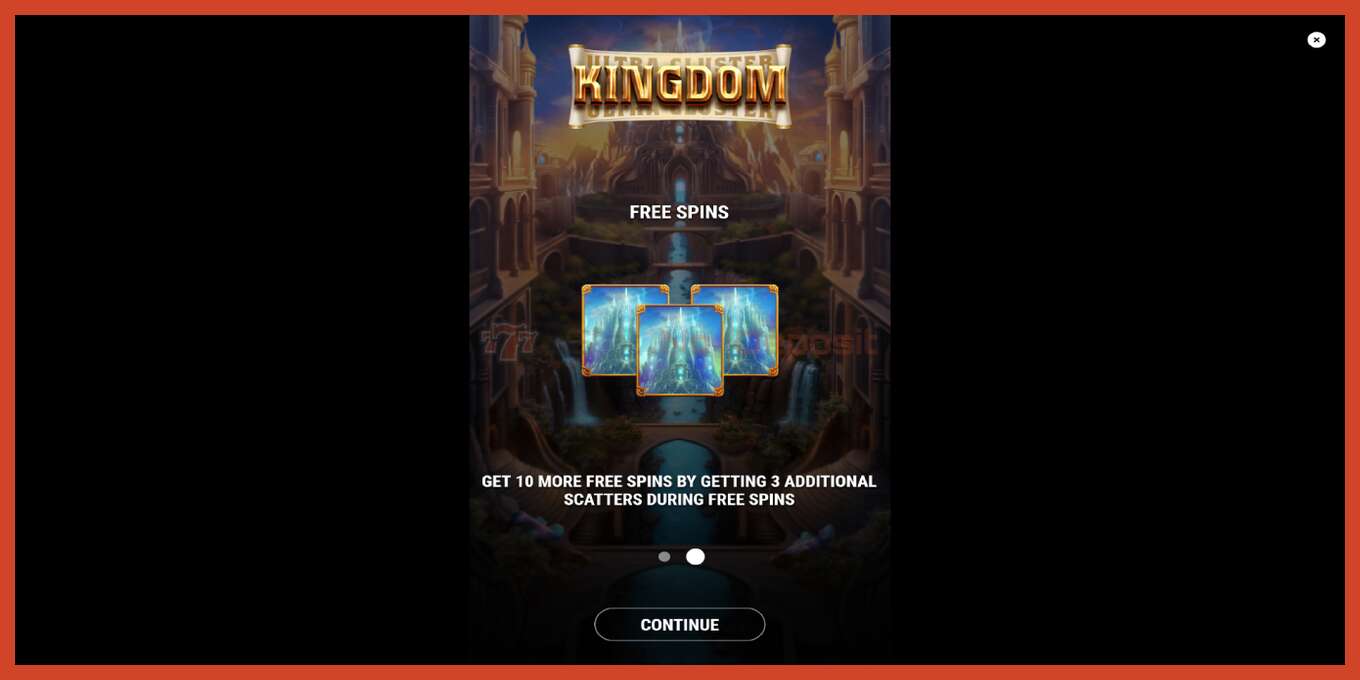 Slot screenshot: Ultra Cluster Kingdom no deposit, number - 1