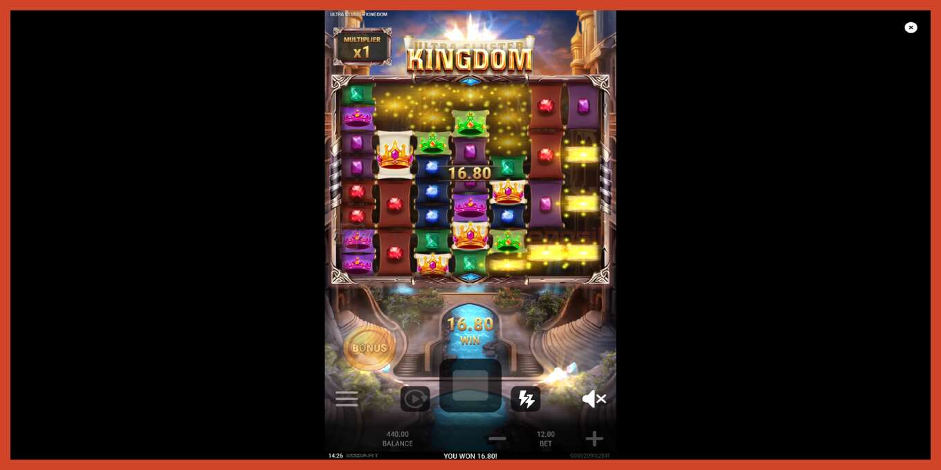 Slot screenshot: Ultra Cluster Kingdom no deposit, number - 4